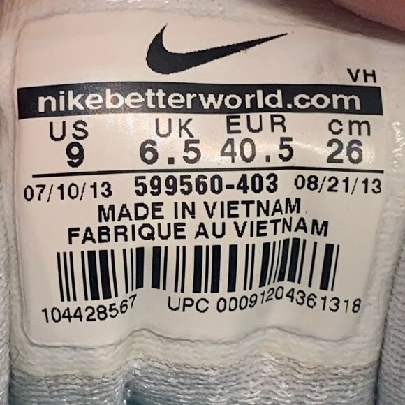 Nike Dual Fusion Lite Turquoise Running Shoes - Picture 7 of 7